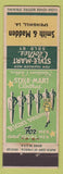 Matchbook Cover - Style Mart Men's Clothes Springhill LA Smith Madden