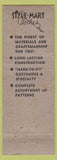 Matchbook Cover - Style Mart Men's Clothes Springhill LA Smith Madden
