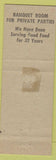 Matchbook Cover - Gopher Room Bellflower CA