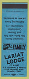 Matchbook Cover - Lariat Lodge Denver Colorado