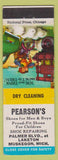 Matchbook Cover - Pearson's Muskegon MI Shoes