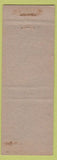 Matchbook Cover - Hotel Beck Restaurant Bar Hancock MD Fried Chicken