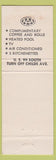 Matchbook Cover - Parkway Lodge Merced CA
