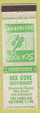 Matchbook Cover - Sea Cove Restaurant Baltimore MD WEAR