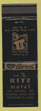 Matchbook Cover - Ritz Motel Niagara Falls ON top hat AAA