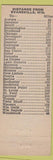 Matchbook Cover - Valhalla Motel Evansville WI low phone Texaco oil gas
