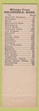 Matchbook Cover - Hotel Hall Goldendale WA low phone