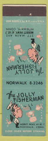 Matchbook Cover - Jolly Fisherman Norwalk CT