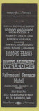 Matchbook Cover - Fountain Terrace Motel Bangor ME