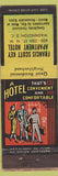 Matchbook Cover - Francis Scott Key Hotel Washington DC