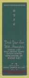 Matchbook Cover - Silo Winchester KY