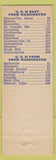 Matchbook Cover - K Court Washington KS low phone #