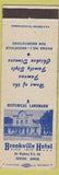 Matchbook Cover - Brookville Hotel Abilene KS