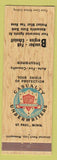 Matchbook Cover - Buscher Bergien Insurance ST Paul MN