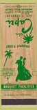 Matchbook Cover - The Capri BBQ Restaurant Morgan Hill CA