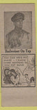 Matchbook Cover - Tom Burke's Buffet ST Louis MO General MacArthur pinup