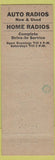 Matchbook Cover - Eddie Radio East Liberty Pittsburgh PA pinup