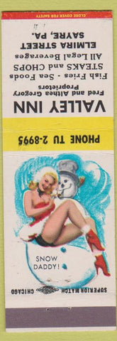 Matchbook Cover - Valley Inn Sayre PA pinup