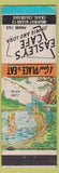 Matchbook Cover - Easley's Cafe Craig CO hillbilly low phone # WEAR