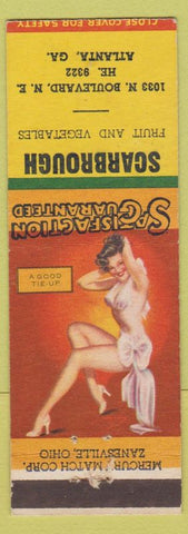 Matchbook Cover - Scarbrough Fruit Vegetables Atlanta GA pinup