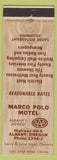 Matchbook Cover - Marco Polo Motel Albany OR