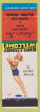 Matchbook Cover - Kaiser's Inn Milford IN low phone # pinup