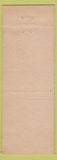 Matchbook Cover - Greater Miami Officers' Club Miami FL ADVANCE