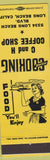 Matchbook Cover - C and H Coffee Shop Long Beach CA girlie