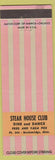 Matchbook Cover - Steak House Club Breckenridge MN WEAR