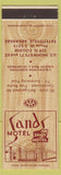 Matchbook Cover - Sands Motel Fayetteville AR