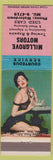 Matchbook Cover - Millgrove Motors Millgrove ON? pinup