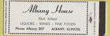 Matchbook Cover - Albany House Albany IL low phone Nick Scheel Full Length