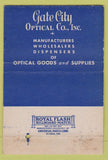 Matchbook Cover - Gate City Optical Kansas City MO girlie 40 Strike