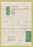 Matchbook Cover - Lincoln Aviation Airport NE Green Stamps oil gas 40 Strike