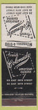 Matchbook Cover - French Colonade Restaurant New York City WORN