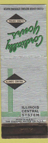 Matchbook Cover - Illinois Central Railroad