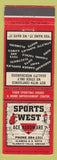 Matchbook Cover - Sports West Ace Hardware Klamath Falls OR