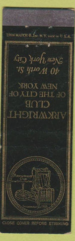 Matchbook Cover - Arkwright Club of New York City WEAR