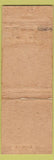 Matchbook Cover - Van's Holland House Wilmington DE restaurant WEAR