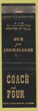 Matchbook Cover - Coach and Four Philadelphia PA WEAR