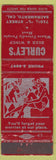 Matchbook Cover - Curley's Sacramento CA Terry Says girlie WEAR