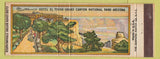 Matchbook Cover - Fred Harvey Hotel El Tovar Grand Canyon AZ