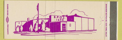 Matchbook Cover - Elks Club Ontario OR