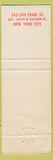 Matchbook Cover - Cabin Restaurant Bar New York City