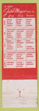 Matchbook Cover - Jacob Mayer Men's Clothes Easton PA