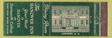 Matchbook Cover - Hanover Inn Dartmouth College NH