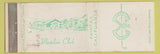 Matchbook Cover - Meadow Club Fairfax CA WORN