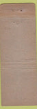 Matchbook Cover - McGuire's Drive In Lubbock TX WORN