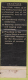 Matchbook Cover - Early Birds Breakfast Club Spokane WA WORN