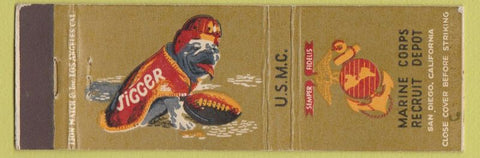 Matchbook Cover - Marine Corps Recruit Depot San Diego CA